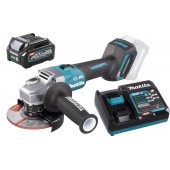 Угловая шлифовальная машина с диском 125 мм XGT® Makita GA005GZ с аккумулятором и зарядным устройством