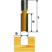 Фреза пазовая прямая (Ф16х51 мм; хвостовик 12 мм) по дереву Энкор 10504