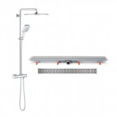 Набор для душа с трапом GROHE Rainshower SmartActive 310 (480121)