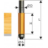 Фреза кромочная прямая (12.7х51 мм; хвостовик 12 мм) по дереву Энкор 10525