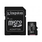 Карта памяти MicroSD 128GB Class 10 UHS-I A1 C10  Kingston SDCS2/128GB