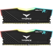 Оперативная память 16GB Kit (2x8GB) 3600MHz DDR4 Team Group DELTA RGB TF3D416G3600HC18JDC01 Black