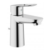 Смеситель для раковины GROHE BauLoop с донным клапаном, хром (23335000)