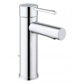 Смеситель для раковины GROHE Essence+ с донным клапаном и низким изливом, хром (23379001)