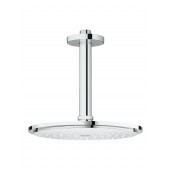 Верхний душ с кронштейном GROHE Rainshower Cosmopolitan Metal, диаметр 210 мм, потолочный кронштейн, хром (26063000)