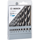 Набор из 10 спиральных сверл BOSCH HSS PointTeQ, 1–10 мм (2608577348)