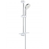 Душевой гарнитур GROHE New Tempesta Rustic 100 IV с полочкой, душевая штанга 600 мм, хром (26086001)