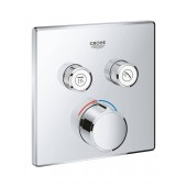 Внешняя часть смесителя GROHE Grohtherm SmartControl на 2 выхода, хром (29148000)