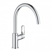 Смеситель для кухни GROHE BauFlow, высокий излив, хром (31538001)