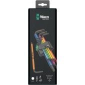 Набор Г-образных ключей Wera, метрических, BlackLaser (05073593001)