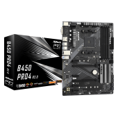 Материнская плата ASRock B450 PRO4 R2.0 AM4 4xDDR4 6xSATA3 1xUM.2 1xM.2 D-Sub+HDMI+DP ATX