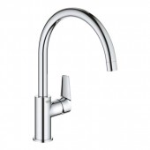 Смеситель для мойки GROHE BauEdge однорычажный, хром (31233001)