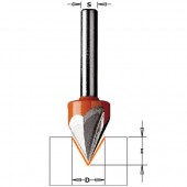 Фреза пазовая с углом 60 град. Z3 S=8 D=12,7x11 (958.001.11)