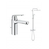 Промо-комплект GROHE Cosmopolitan: готовое решение для душа, хром (124689)