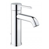 Смеситель для раковины GROHE Essence+ с низким изливом и донным клапаном, хром (23589001)