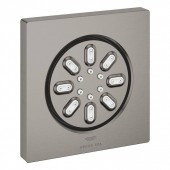 Боковой душ GROHE Rainshower Aqua, квадратная форма, 2 режима струи, темный графит матовый (26802AL0)