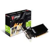 Видеокарта MSI GeForce GT 710, 2GB DDR3 64-bit 1xVGA 1xDVI 1xHDMI GT 710 2GD3H LP