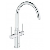 Эксклюзив — Смеситель для кухни GROHE Ambi Cosmopolitan, высокий излив, хром (30190000)