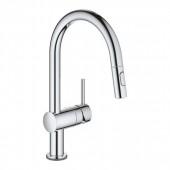 Сенсорный смеситель для кухни GROHE Flair Touch с выдвижной лейкой, хром (30276002)