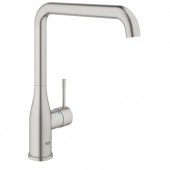 Смеситель для мойки GROHE Accent однорычажный, суперсталь (30423DC0)