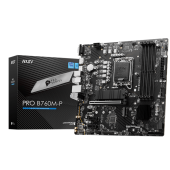 Материнская плата MSI PRO B760M-P LGA1700 4xDDR5 4xSATA3 RAID 2xM.2 HDMI DP mATX