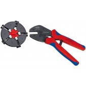 Обжимные клещи KNIPEX MultiCrimp®, чернёные, 250 мм (973302)