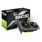 Видеокарта Inno3D GeForce GTX1650 GDDR6 TWIN X2 OC V3, 4G GDDR6 HDMI 3xDP N16502-04D6X-171330N