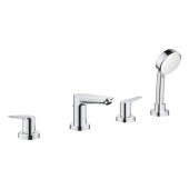 Смеситель для ванны GROHE BauEdge, на 4 отверстия, хром (2512010A)