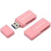 Кардридер Transcend TS-RDF5R, USB3.0 SD/microSD розовый