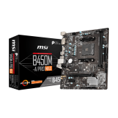 Материнская плата MSI B450M-A PRO MAX AM4 B450 2xDDR4 4xSATA3 1xM.2 DVI HDMI mATX