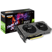 Видеокарта Inno3D GeForce RTX3050 Twin X2 OC, 8G GDDR6 128bit DVI HDMI DP N30502-08D6X-1711VA41