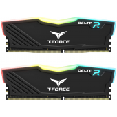 Оперативная память 32GB Kit (2x16GB) 3600MHz DDR4 Team Group DELTA RGB TF3D432G3600HC18JDC01 Black