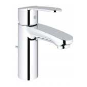 Смеситель для раковины GROHE Eurostyle Cosmopolitan с донным клапаном, уменьшенный, хром (23037002)