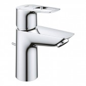 Смеситель для раковины GROHE Start Edge, с донным клапаном, размер S, хром (23915001)