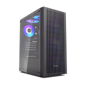 Корпус PCCooler MA100 MESH BK ATX/M-ATX/ITX USB3.0, 2xUSB2.0 Black