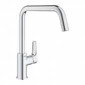 Смеситель однорычажный для мойки GROHE Via, хром (30568000)