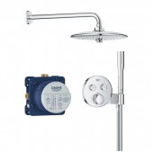 Душевая система скрытого монтажа GROHE Grohtherm SmartControl с верхним душем Euphoria 260, хром (34867000)