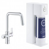 Комплект для фильтрации воды GROHE Blue Pure Eurosmart по технологии обратного осмоса, хром (30586000)