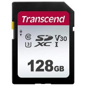 Карта памяти SD 128GB Class 10 U3 Transcend TS128GSDC300S