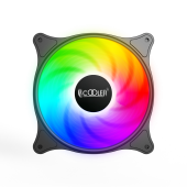 Вентилятор для корпуса PCCooler FX-120-3 LED 120mm 3 pin + Molex 1200 RPM Black