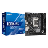 Материнская плата ASRock H610M-HVS LGA1700 2xDDR4 4xSATA D-Sub HDMI mATX