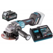 Угловая шлифовальная машина с диском 125 мм XGT® Makita GA023GZ с аккумулятором и зарядным устройством