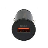 Зарядное устройство автомобильное Cablexpert MP3A-UC-CAR22, 18Вт, 3А, QC3.0, 1хUSB, черный, пакет