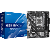 Материнская плата ASRock H610M-HDV/M.2 R2.0 LGA1700 2xDDR4 4xSATA M.2 D-Sub HDMI DP mATX