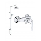 Душевая система GROHE New Tempesta 200 со смесителем, хром (124410)