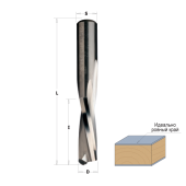 Фреза спиральная монолитная 8x22x70 Z=2 S=8 RH (192.080.11)