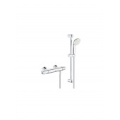 Термостат для душа GROHE Grohtherm 800 с душевым гарнитуром New Tempesta II, душевая штанга 900 мм, хром (34566001)