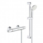 Термостат для душа GROHE Grohtherm 1000, с душевым гарнитуром, хром (34820004)