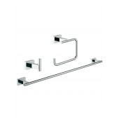 Набор аксессуаров GROHE Essentials Cube (3 предмета), хром (40777001)