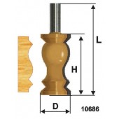 Фреза кромочная фигурная (32х57 мм; хвостовик 12 мм) по дереву Энкор 10686